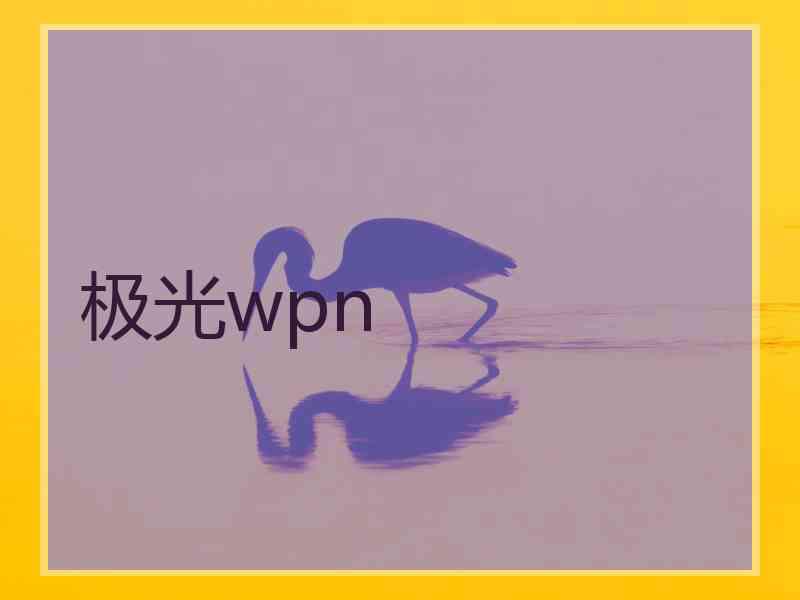 极光wpn