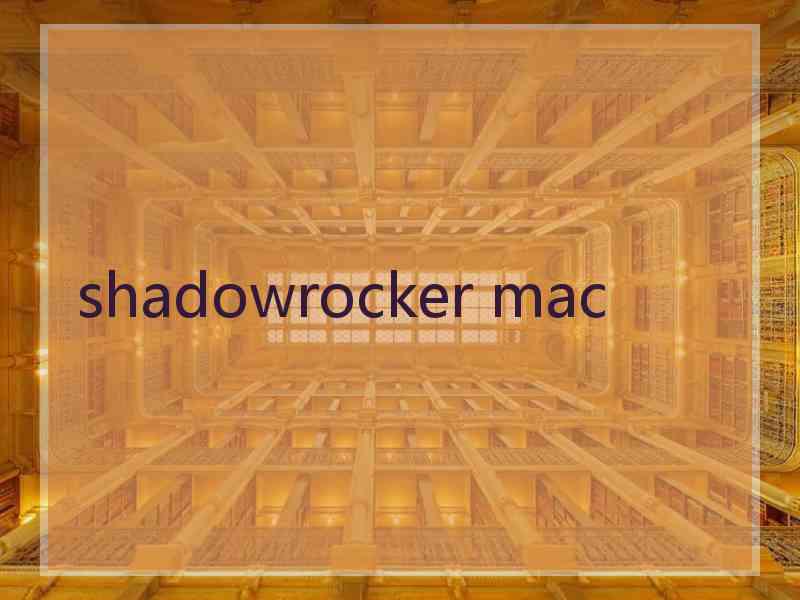 shadowrocker mac