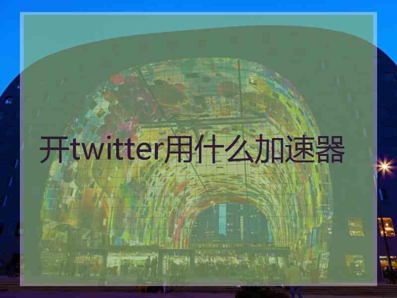 开twitter用什么加速器