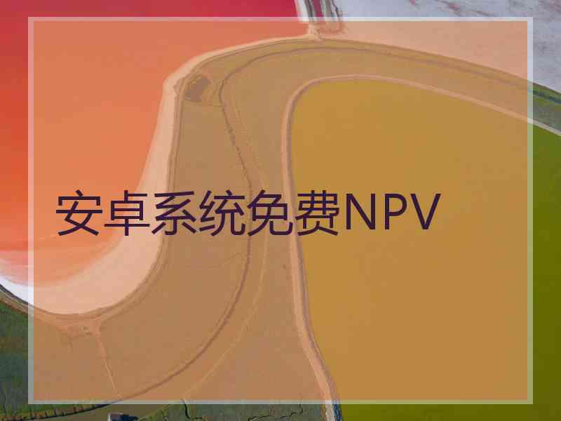 安卓系统免费NPV