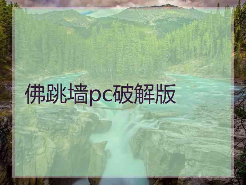 佛跳墙pc破解版