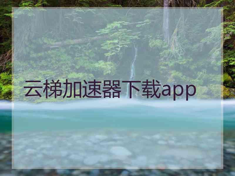 云梯加速器下载app