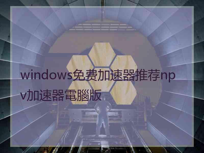 windows免费加速器推荐npv加速器電腦版