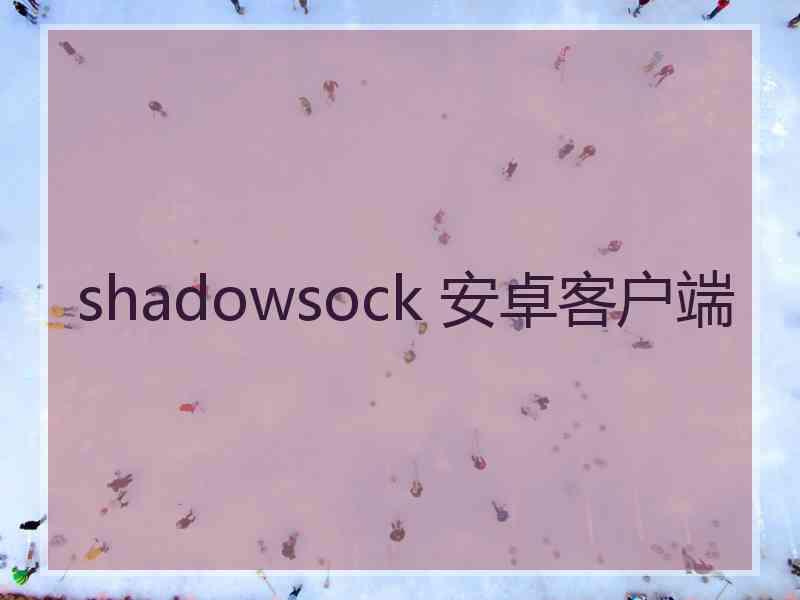 shadowsock 安卓客户端