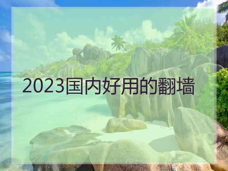 2023国内好用的翻墙