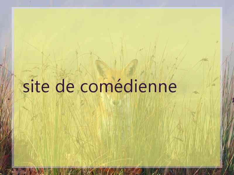 site de comédienne