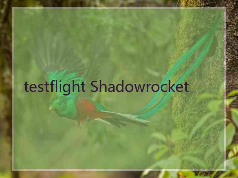 testflight Shadowrocket