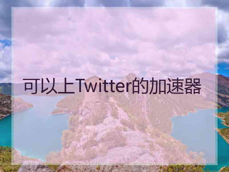 可以上Twitter的加速器