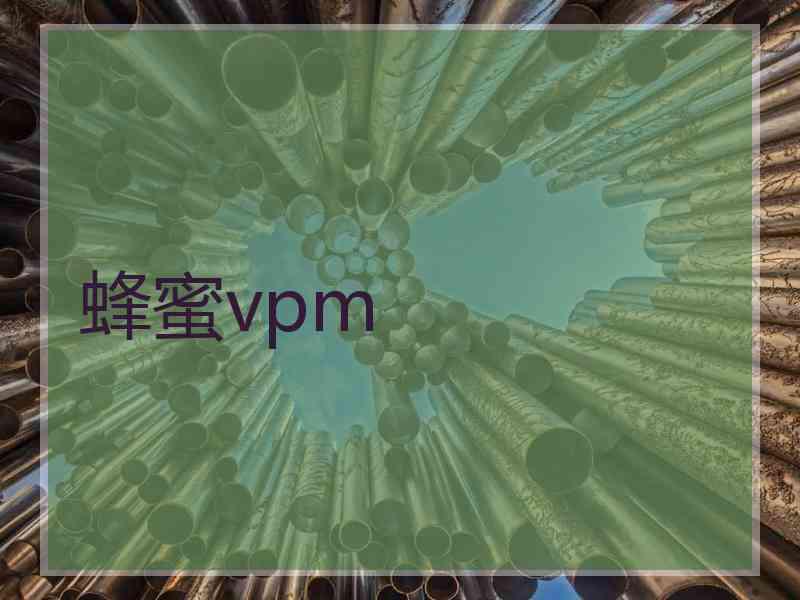 蜂蜜vpm