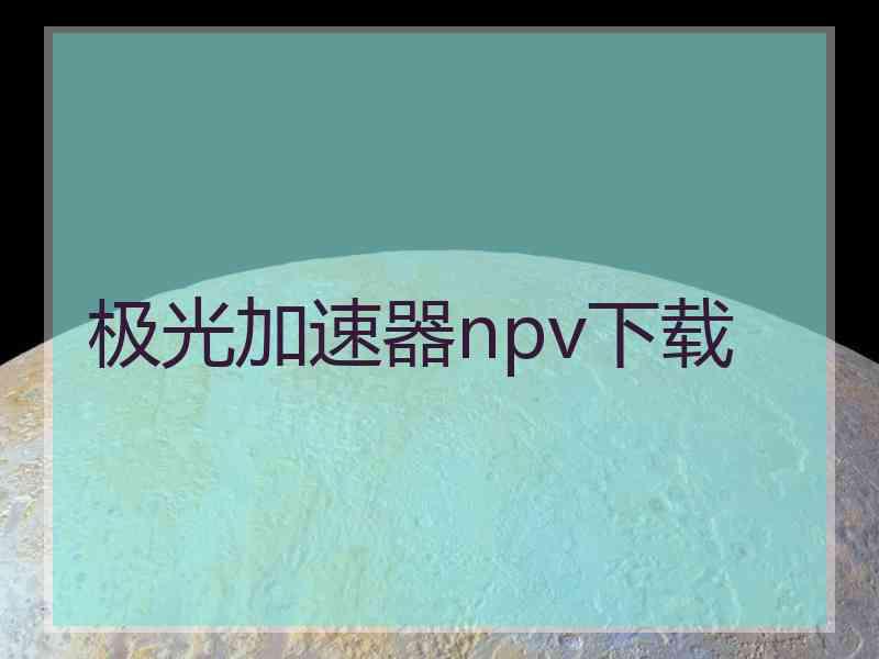 极光加速器npv下载