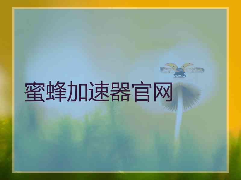 蜜蜂加速器官网