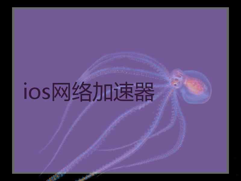 ios网络加速器