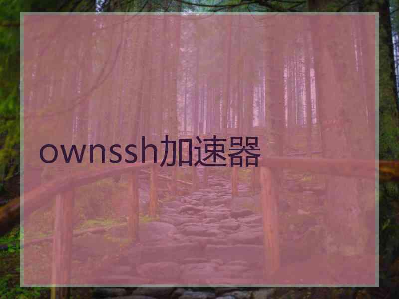 ownssh加速器