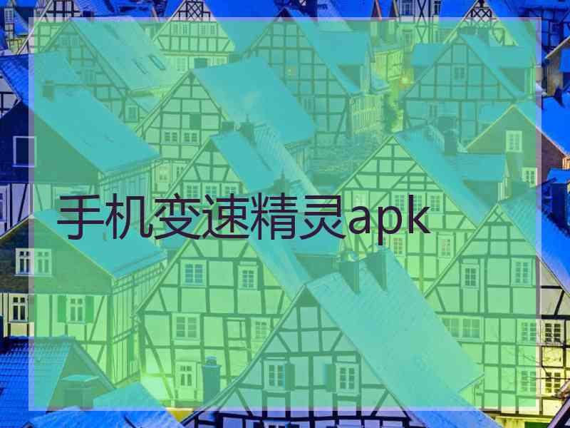 手机变速精灵apk